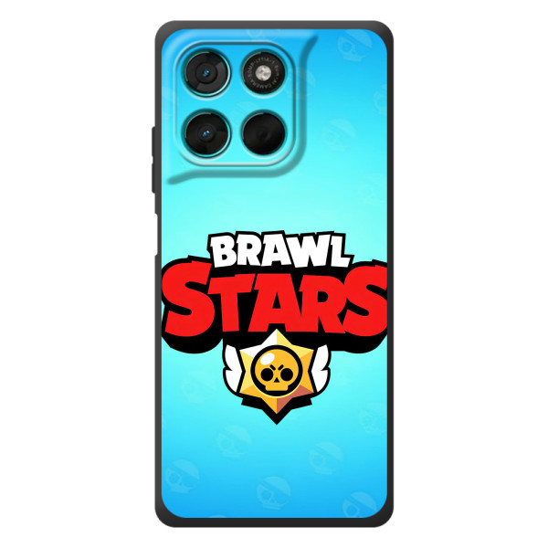 Силиконовый Чехол на Motorola Moto G57 Power с картинкой Brawl Stars – Бравл Старс