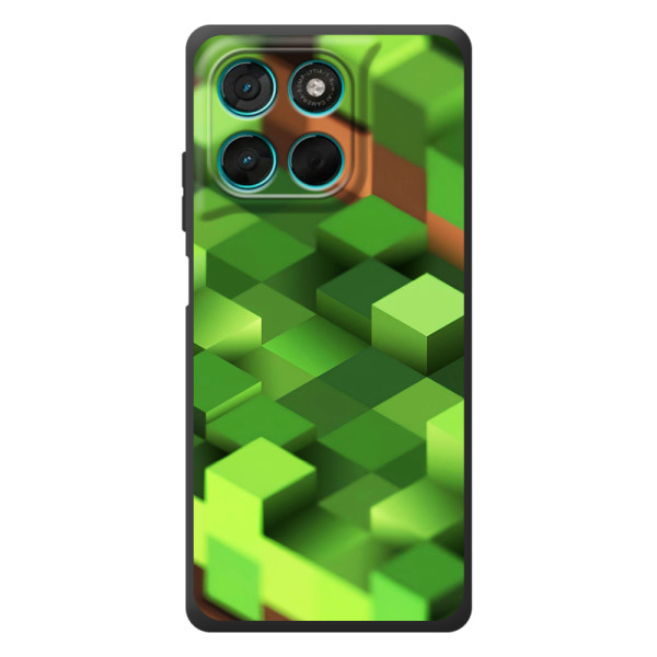 Чохли для Motorola Moto G57 Power (Персонажі МайнКрафт) – Текстура