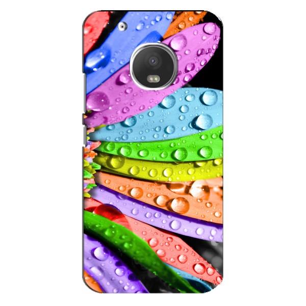 Чехлы (ART) Цветы на Motorola MOTO G5s (VPrint) – Семицветик