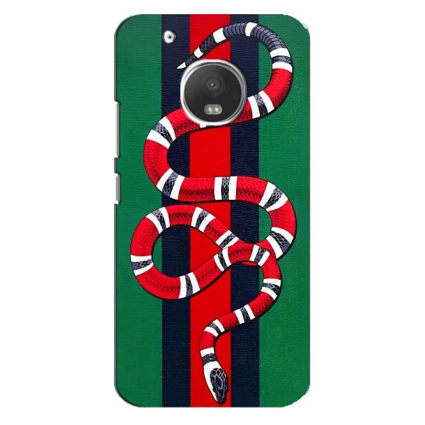 Чехлы ГУЧЧИ для Мото G5s (AlphaPrint) – Gucci змия