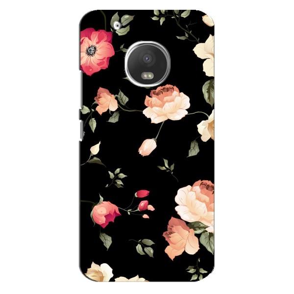 Чехлы с Цветами для Motorola MOTO G5s (VPrint) – Розочки