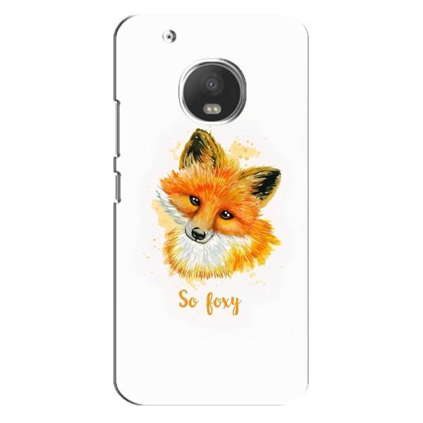 Чехлы с картинкой Лисички для Motorola MOTO G5s (VPrint) – Девочка Лиса