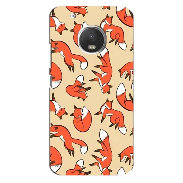 Чехлы с картинкой Лисички для Motorola MOTO G5s (VPrint) – Лисички
