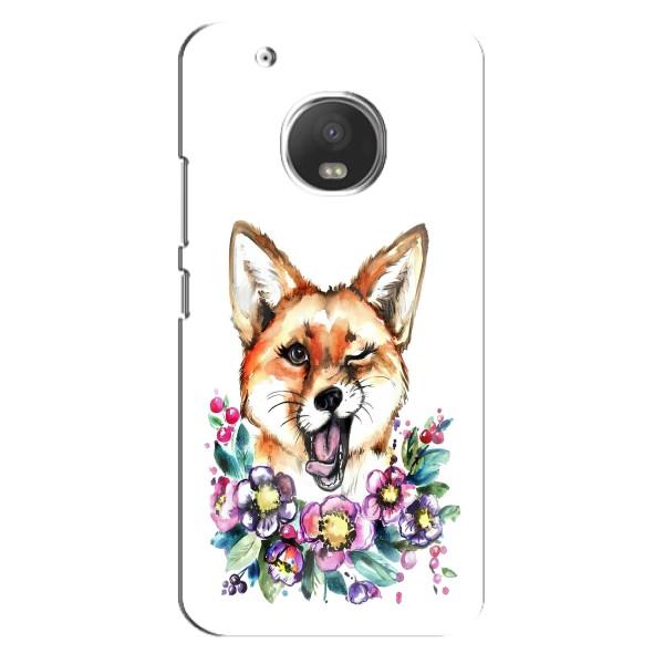 Чехлы с картинкой Лисички для Motorola MOTO G5s (VPrint) – Веселая лисичка