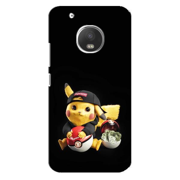 Чохли з крутими принтами для Motorola MOTO G5s - (PREMIUMPrint) – Пикачу