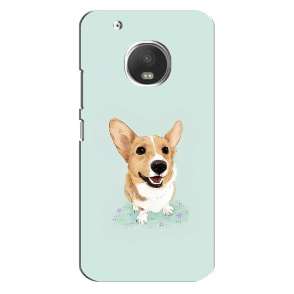 Чехлы с собаками для Motorola MOTO G5s (VPrint) – Корги
