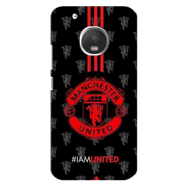 Чохол Манчестер Юнайтед для Моторола МОТО Дж5с (AlphaPrint) – лого МЮ