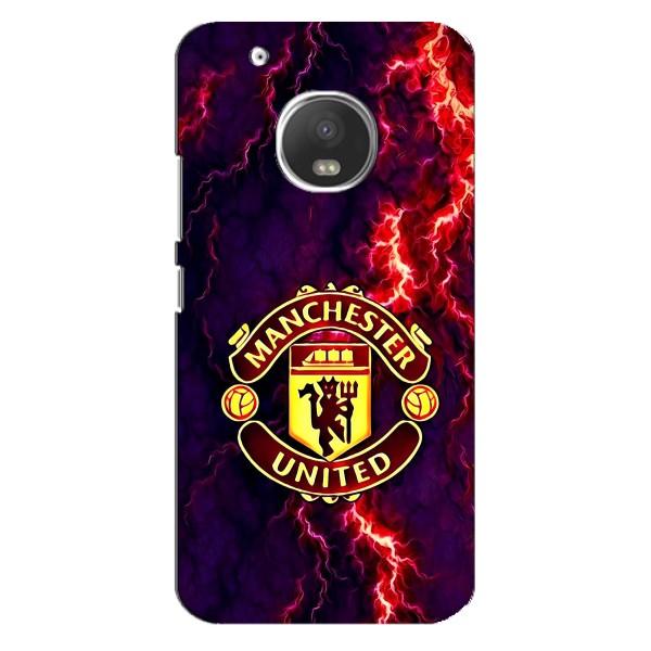 Чохол Манчестер Юнайтед для Моторола МОТО Дж5с (AlphaPrint) – вогняний Манчестер