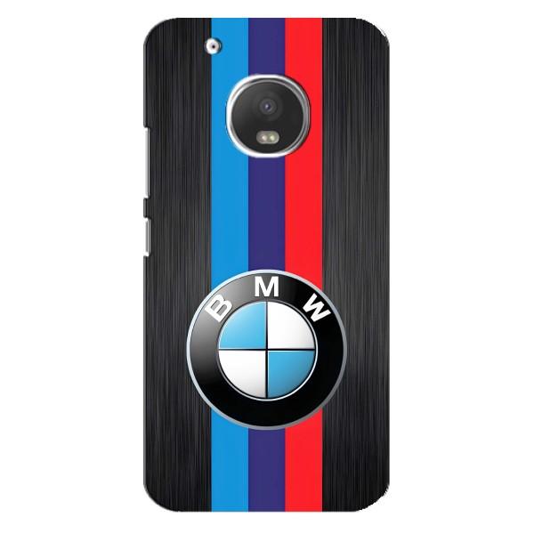 Чехол для Мото G5s - с принтом БМВ (AlphaPrint) – Лого BMW