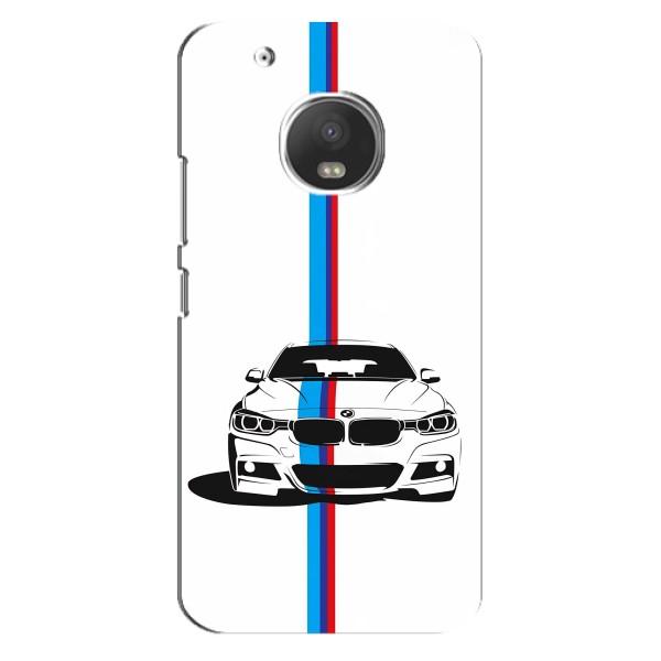 Чехол для Мото G5s - с принтом БМВ (AlphaPrint) – Машина БМВ
