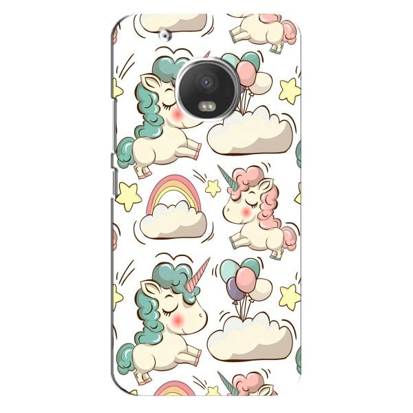 Чохол для Моторола МОТО Дж5с - (Єдинорожки - Новинки) (AlphaPrint) – Єдиноріжки