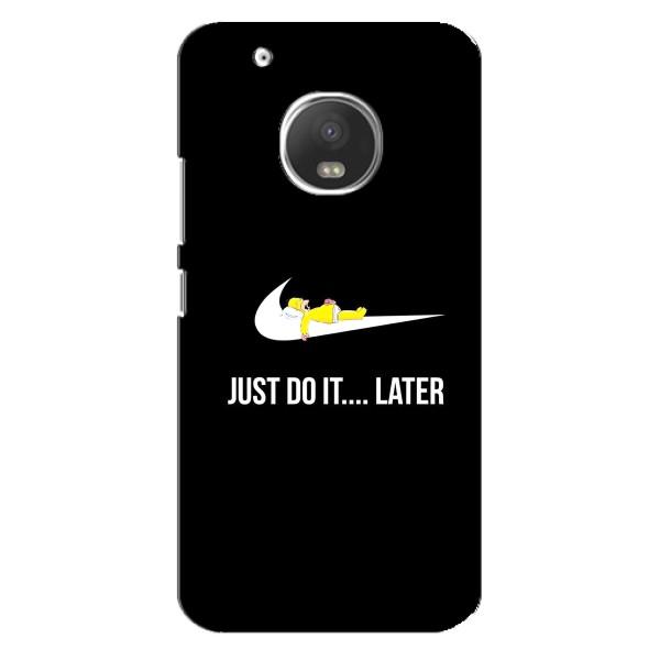 Чехол с Симпсонами для Motorola MOTO G5s (VPrint) – Гомер Later