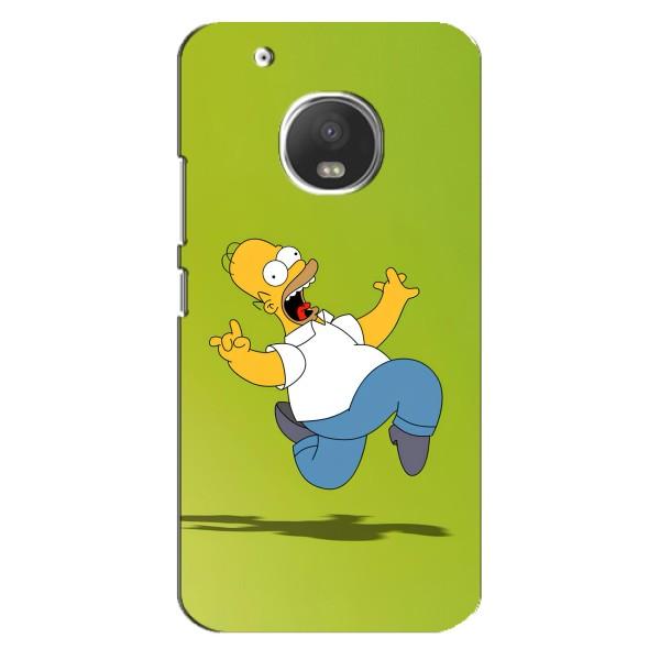 Чехол с Симпсонами для Motorola MOTO G5s (VPrint) – Гомер Симпсон