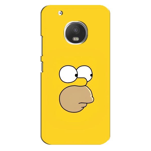 Чехол с Симпсонами для Motorola MOTO G5s (VPrint) – Гомер