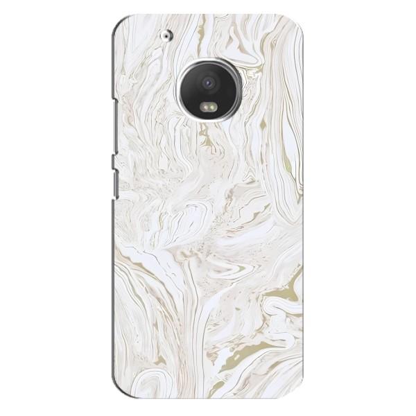 Мраморный чехол на Motorola MOTO G5s (VPrint) – Белый мрамор
