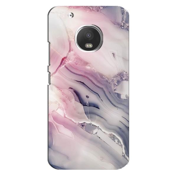 Мраморный чехол на Motorola MOTO G5s (VPrint) – Пурпурный Мрамор