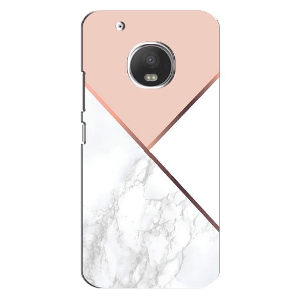Мраморный чехол на Motorola MOTO G5s (VPrint) – Тройной мрамор