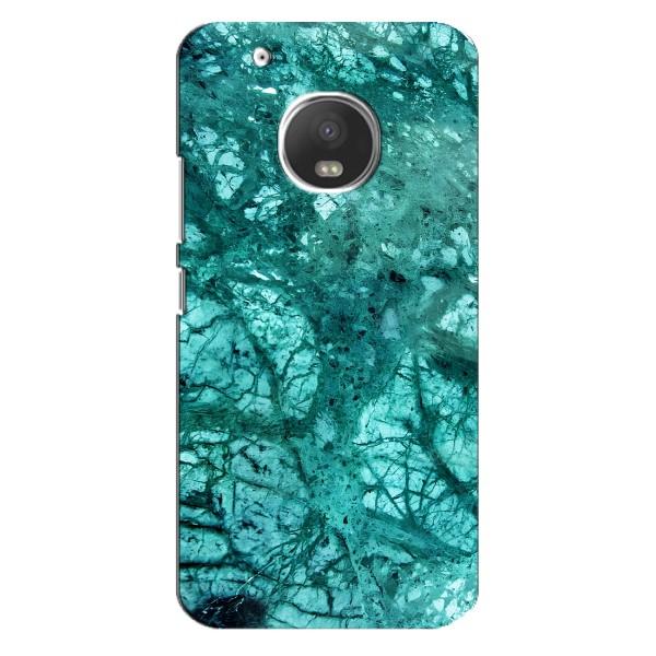 Мраморный чехол на Motorola MOTO G5s (VPrint) – Зеленый мрамор