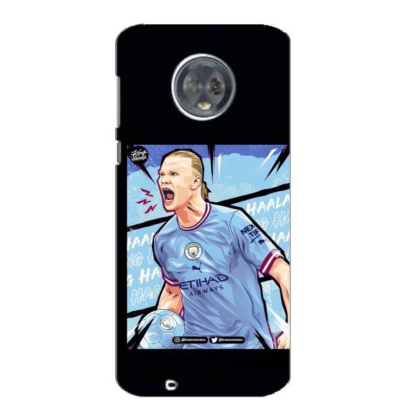 Чехлы с футболистом Ерлинг Холанд для Motorola MOTO G6 (AlphaPrint) – гол Эрлинг Холланд