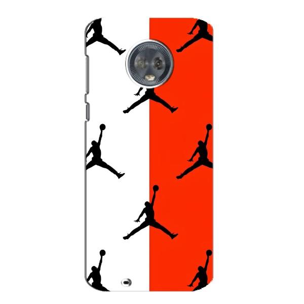 Чехлы для Motorola MOTO G6 - с картинкой JORDAN (AlphaPrint) – Лого Джордан