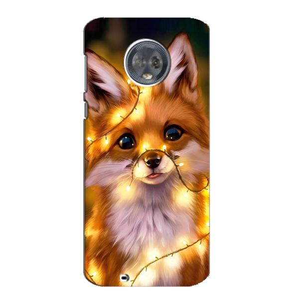 Чохли з картинкою Лисичка для Motorola MOTO G6 (VPrint) – Лисичка в гірляндах