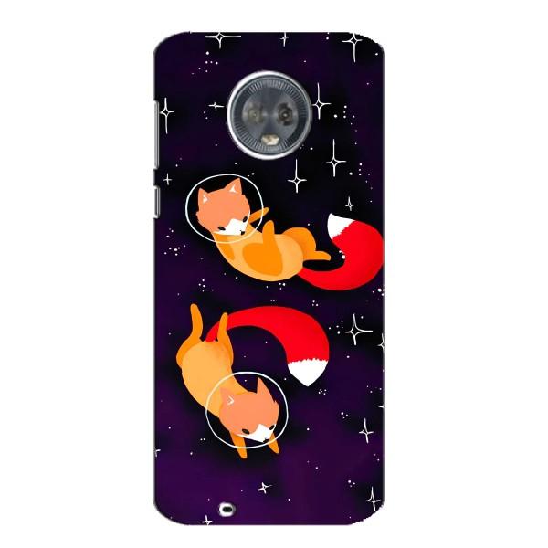 Чохли з картинкою Лисичка для Motorola MOTO G6 (VPrint) – Лисички космонавти