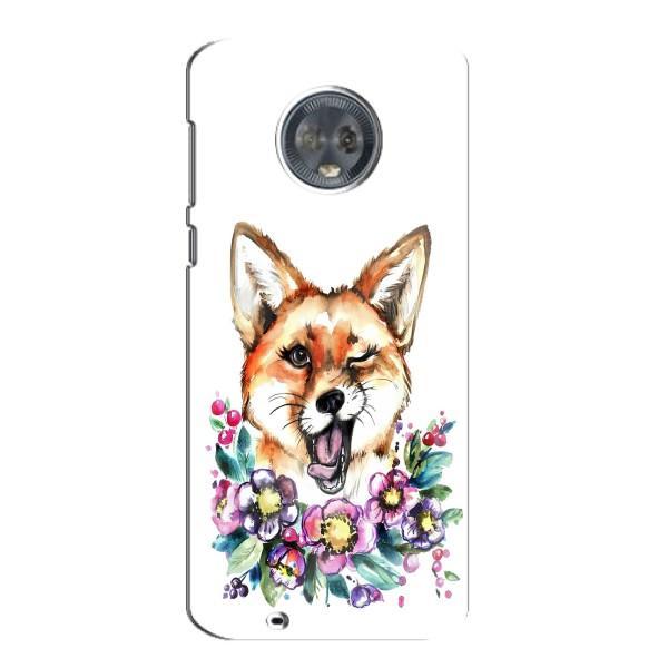 Чохли з картинкою Лисичка для Motorola MOTO G6 (VPrint) – Весела лисичка