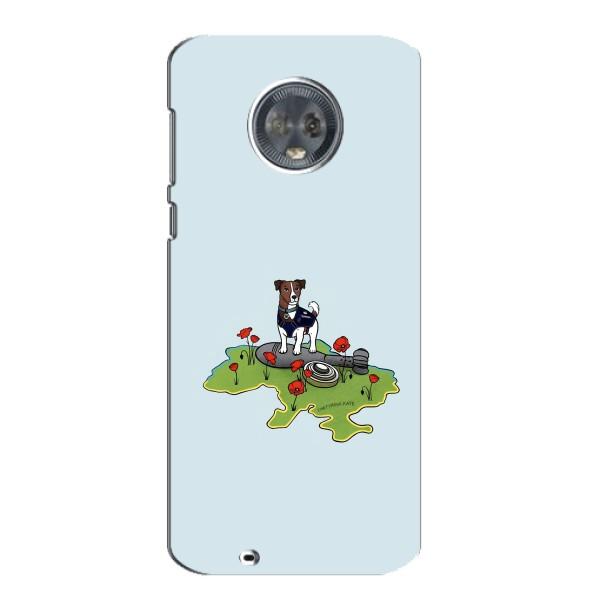 Чехлы с картинкой собаки Патрон для Motorola MOTO G6 (AlphaPrint) – Сапер Пес