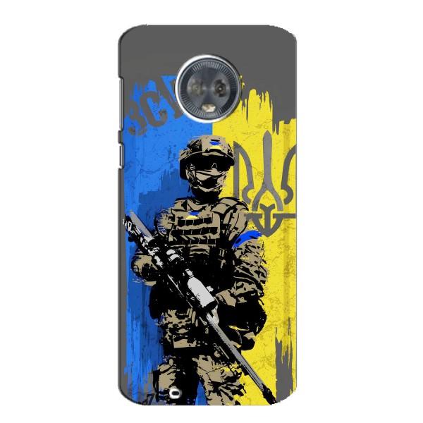 Чехлы с картинкой ЗСУ для Motorola MOTO G6 (AlphaPrint) – АРТ солдат