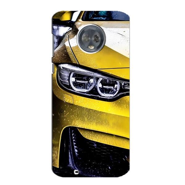 Чохли з Машинами на Моторола МОТО G6 (VPrint) – Жовта машина