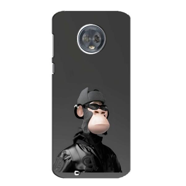 Чехлы с Обезьянами NFT для Motorola MOTO G6 (AlphaPrint) – стильная обезьяна NFT