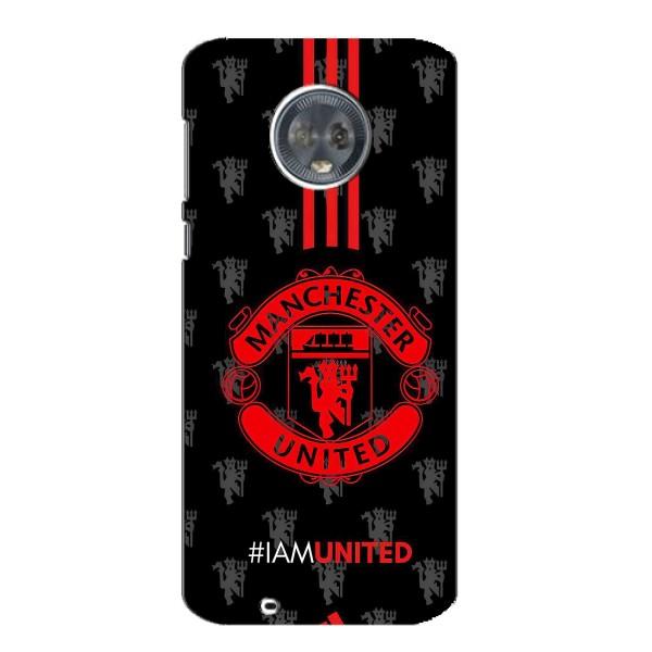 Чохол Манчестер Юнайтед для Моторола МОТО G6 (AlphaPrint) – лого МЮ
