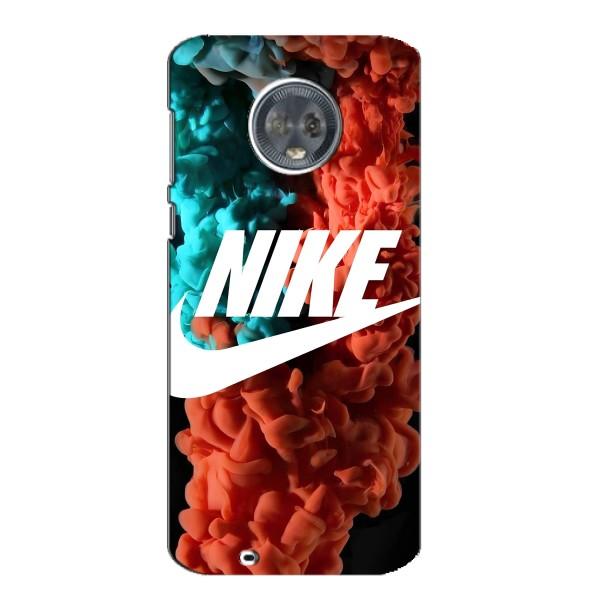 Чехол для Motorola MOTO G6 - с принтом Найк (AlphaPrint) – Дымчатый найк
