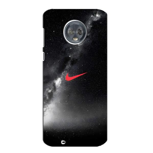 Чехол для Motorola MOTO G6 - с принтом Найк (AlphaPrint) – Найк красный