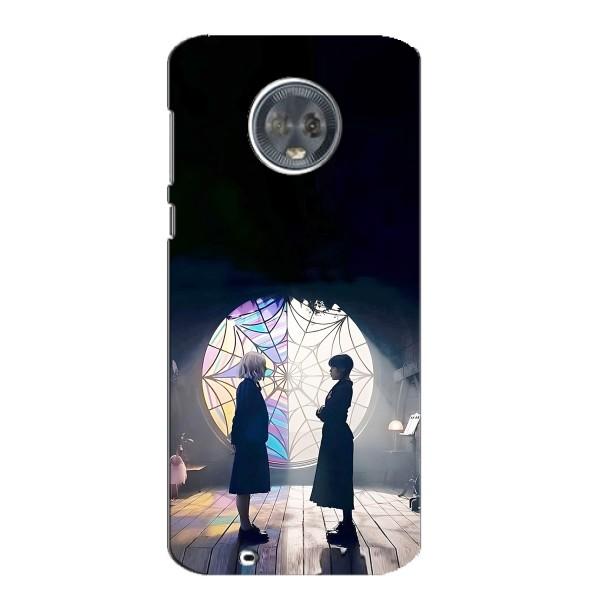 Чохли Венсдей на Motorola MOTO G6 Уенсдей (AlphaPrint) – Венздей та Інід
