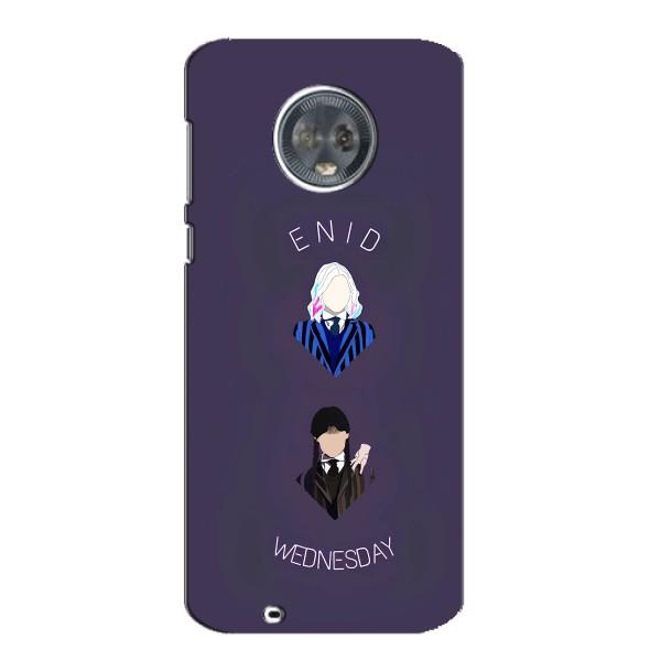 Чохли Венсдей на Motorola MOTO G6 Уенсдей (AlphaPrint) – Венздей і подруга