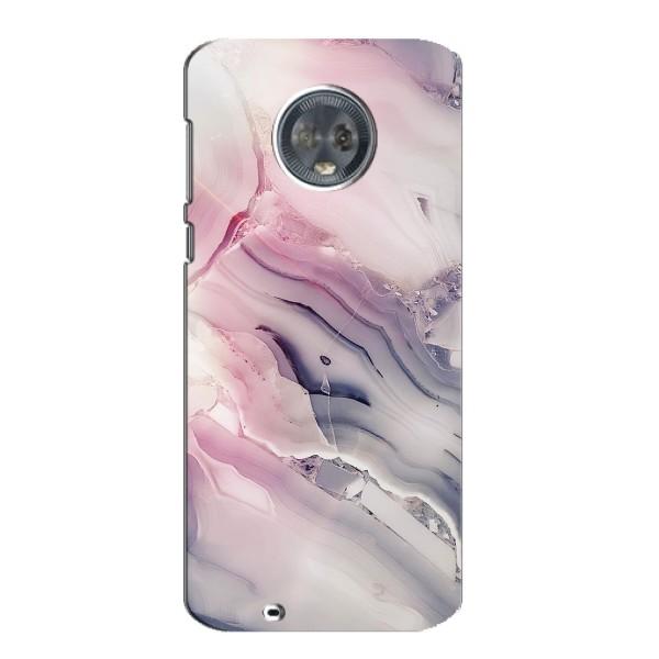 Мраморний чехол на Motorola MOTO G6 (VPrint) – Пурпурний Мрамор