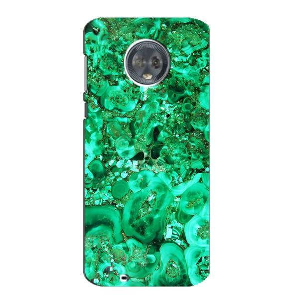 Мраморний чехол на Motorola MOTO G6 (VPrint) – Салатовий Мрамор