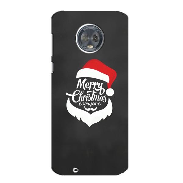 Різдвяні Чохли для Motorola MOTO G6 (VPrint) – Санта Крісмас