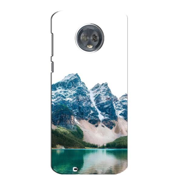 Силиконовый чехол с КАРТИНКАМИ лето для Motorola MOTO G6 (AlphaPrint) – Гори