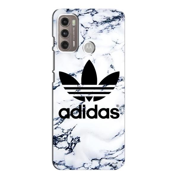Чехлы Адидас для Motorola MOTO G60 (AlphaPrint) – Адидас на мраморе