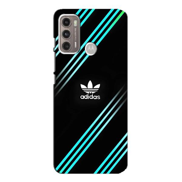 Чехлы Адидас для Motorola MOTO G60 (AlphaPrint) – Адидас с полосами