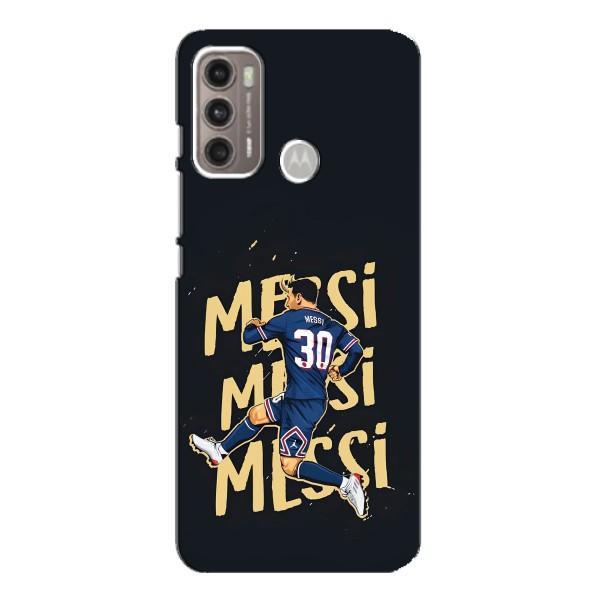 Чехлы для Motorola MOTO G60 (Leo чемпион) (AlphaPrint) – Messi ПСЖ