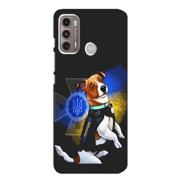 Чехлы с картинкой собаки Патрон для Motorola MOTO G60 (AlphaPrint) – Патрон собачка