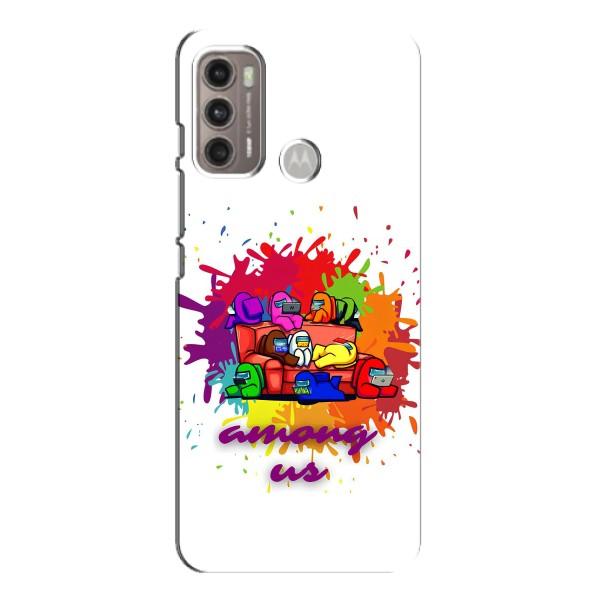 Чехол Амонг Ас для Motorola MOTO G60 (AlphaPrint) – Яркий АмонгАс