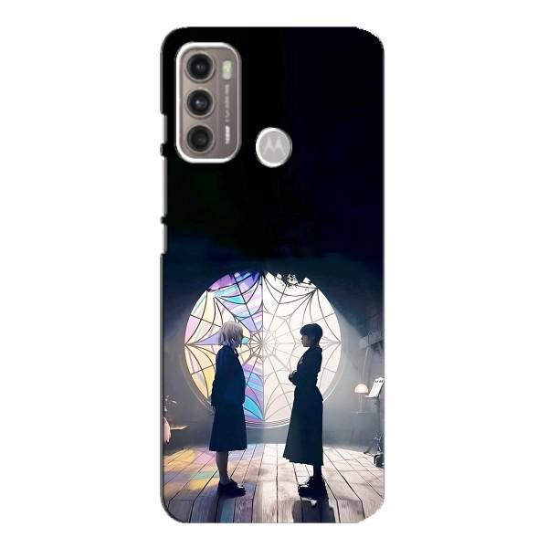 Чохли Венсдей на Motorola MOTO G60 Уенсдей (AlphaPrint) – Венздей та Інід