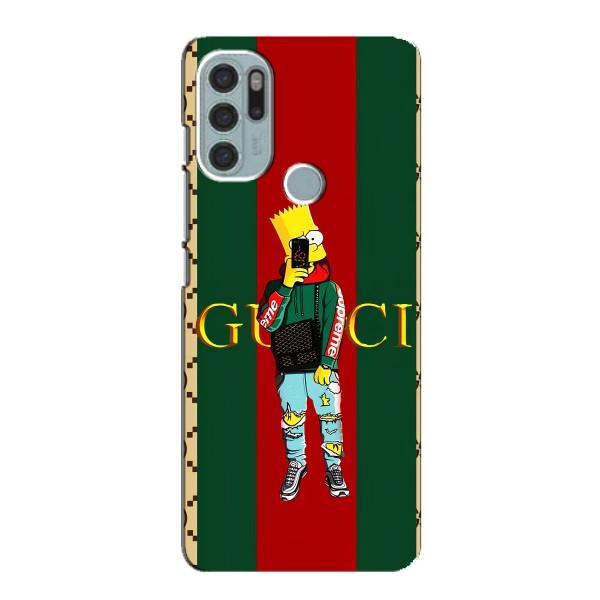 Бренднові Чохли для Motorola MOTO G60s - (PREMIUMPrint) – Барт ГУЧЧІ