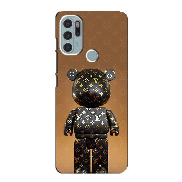 Чохли для Motorola MOTO G60s - Bearbrick Louis Vuitton (PREMIUMPrint) – Bearbrick