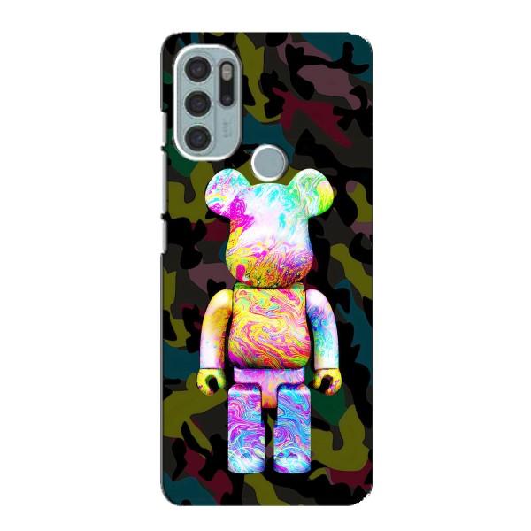 Чохли для Motorola MOTO G60s - Bearbrick Louis Vuitton (PREMIUMPrint) – Яскравий Bearbrick