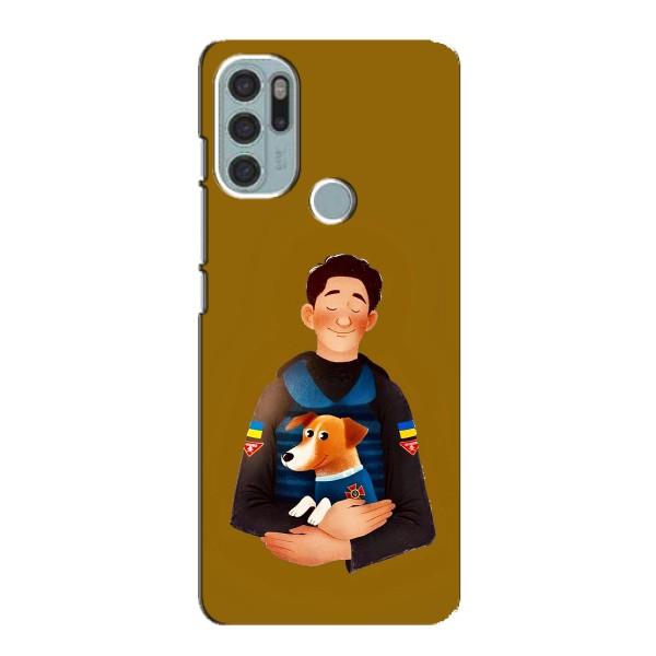 Чехлы с картинкой собаки Патрон для Motorola MOTO G60s (AlphaPrint) – ЗСУ Патрон